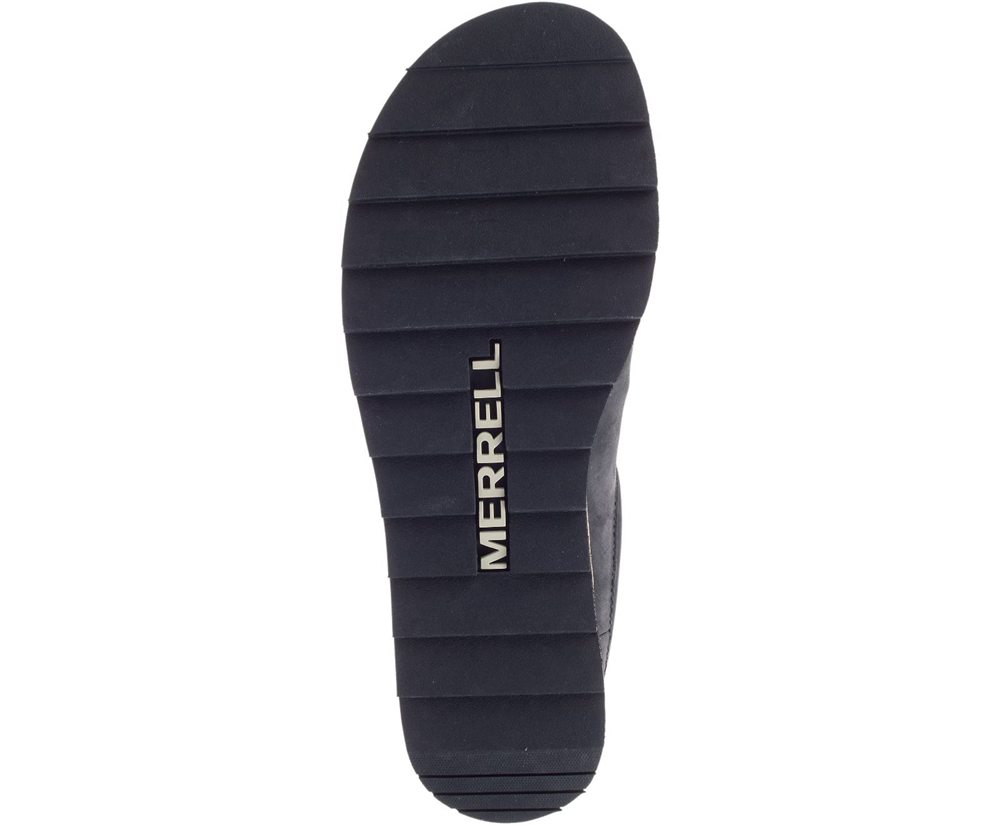 Merrell Barefoot Sko Herre - Juno Clog Læder - Sort - FWZ035971